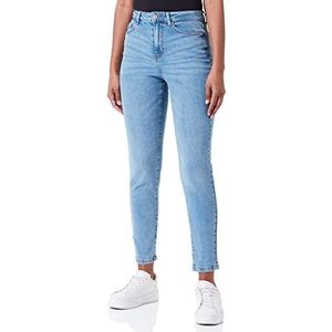 Vila Vinaomi Jo LBD Hw Mom Su-Noos Jeans voor dames, blauw (light blue denim), 38W x 32L