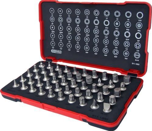 KS Tools - 911.1850 - Bitdopsleutelset - 50-delig - Extra Kort