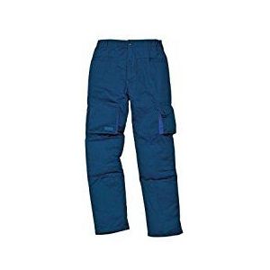 Delta plus Werkkleding - broek 65/35 polyester, katoen, marineblauw, XXL