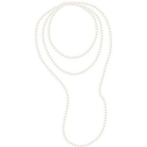 Pearls & Colors Parelketting - AM17-SC-POT67-WH-160