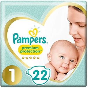 Pampers New Baby - Luiers Maat 1 Newborn, 2-5 Kg - 22 Stuks