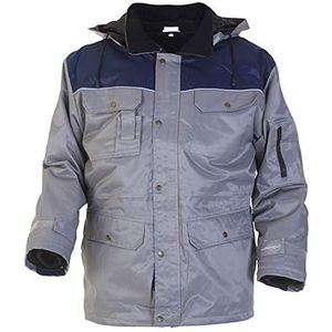 Hydrowear 041080 Peest Beaver Parka, 50% Polyester/50% Katoen, Klein formaat, Navy/Grijs