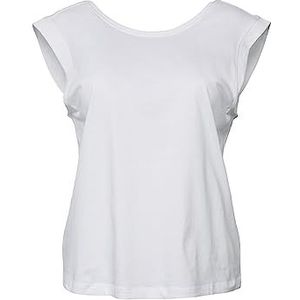 ESPRIT Dames 063EE1K310 T-shirt, 100/wit, XL, 100/wit, XL