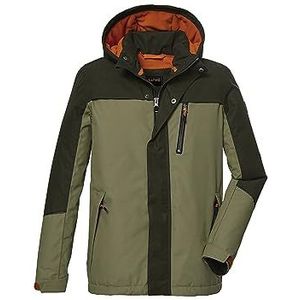 killtec Jongens Functioneel jack/outdoorjack met capuchon KOW 133 BYS JCKT, khaki 152, 39875-000