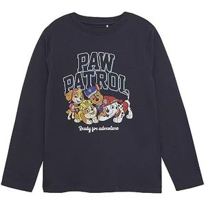 MINYMO Jongens T-shirt met lange mouwen met PAW Patrol print, Parijse Night, 92 cm