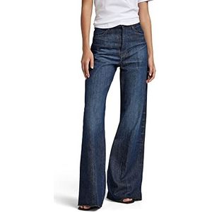 G-Star Raw Jeans Deck voor dames Ultra High Wide Been, blauw (gedragen in Ocean Reef B988-d348), 30W/34L