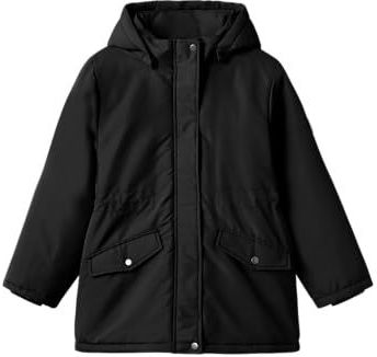 Name It - NKFMARLOW PARKA JACKET - Zwart - Parka - Met Capuchon