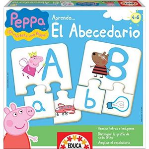 Educa Borras 15652 Peppa Pig puzzel voor het leren van het alfabet (in het Spaans)