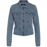 Light Blue Denim - Jack - Katoen - Normale Kraag - Lange Mouwen