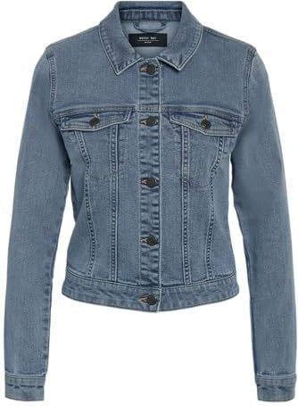 Light Blue Denim - Jack - Katoen - Normale Kraag - Lange Mouwen