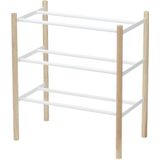 Yamazaki - Expand. Shoe Rack - Plain - white