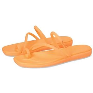 Crocs Miami platte sandalen voor dames, Orangesicle, 36/37 EU