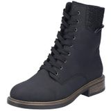 Veterlaarzen - Effen - Imitatieleer - Middelhoge Blokhak