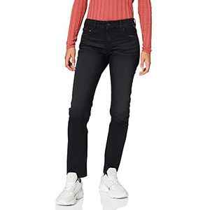 Replay Faaby Bio Cotton Jeans voor dames, 098 Black, 23W / 28L
