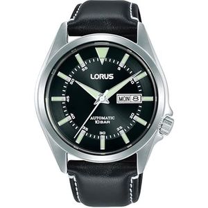 Lorus Automatisch horloge RL423BX9, zwart, zwart, Riemen.