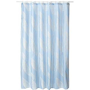 Spirella Textiel gordijn Garbo hemelsblauw 180 x 200 1207296, wit