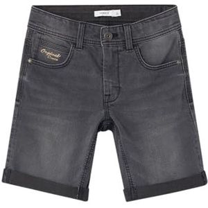 NKMRYAN REG DNM Shorts 7818-NN PB, Donkergrijs denim, 116 cm