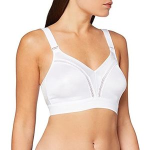 Triumph Tri-Action Workout N Dames Sportbeha - WHITE - Maat B075