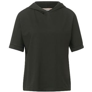 Street One T-shirt voor dames, bassy olive, 38