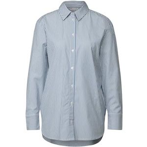 Street One - Gestreept Overhemd Blouse - Blauw