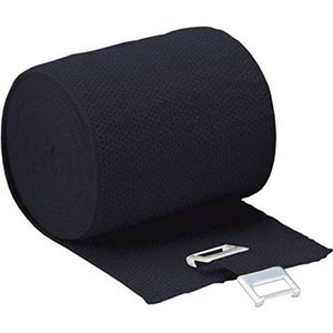 Höga Lastic-Color, zwart, 6 cm x 5 m uitgerekt, duurzaam elastisch ideaal verband per stuk verpakt (1 x 0,036 kg)