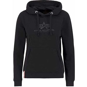 Alpha Industries New Basic G Hoodie voor dames Black/Black