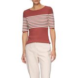 Gebreide Trui - Slim-Fit Pullover - Korte Mouwen - Luxe Viscosemix