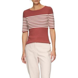 Gebreide Trui - Slim-Fit Pullover - Korte Mouwen - Luxe Viscosemix