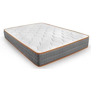 HOGAR24 Visco-elastische matras, omkeerbaar, voor zomer en winter, 80 x 180 cm