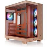 Thermaltake - View 380 XL TG ARGB - PC-behuizing - Bruin - Materiaal: Staal
