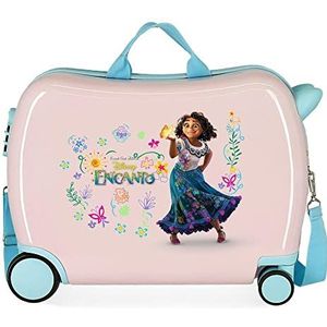 Disney Encanto Kinderkoffer, roze, 50 x 39 x 20 cm, hard plastic, zijdelingse combinatiesluiting, 34 l, 1,8 kg, 4 wielen