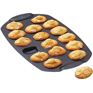 Tefal PerfectBake Mini J5734802 Bakvorm voor 16 mini-madeleines, anti-aanbaklaag, gerecycled en recyclebaar aluminium, goed verguld, gemaakt in Frankrijk, gemaakt in Frankrijk