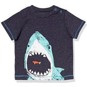 Hatley Grafisch T-shirt voor baby's, jongens, Shark Lunch, 9-12 maanden