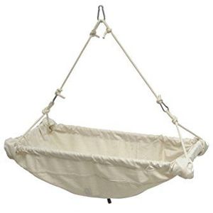 AMAZONAS baby hangmat Kaya Natura 88 x 40 x 30 cm tot 15 kg in wit