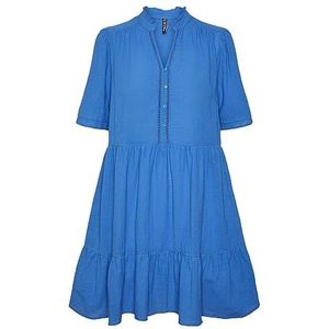 PIECES Dames mini-jurk PCJEANITA, French blue, M