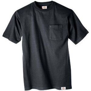 Dickies 2 stuks heren T-shirt met korte mouwen en zak, Houtskool, XXL