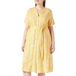Part Two Pawapw Dr Dress Relaxed Fit dames, Yellow Painted Flower, 38