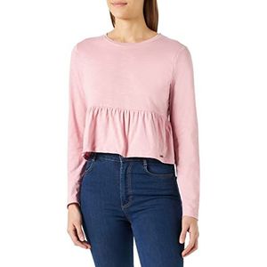 Pepe Jeans Lourdes LS T-shirt, 308CLOUDY Pink, M dames
