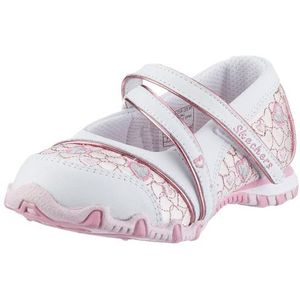 Skechers Bikers - Time-Out 82618N WPK, meisjes ballerina's, wit