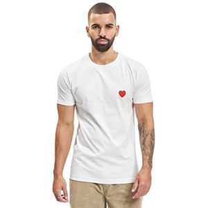 Mister Tee Dames Heart Tee T-shirt, wit, XL