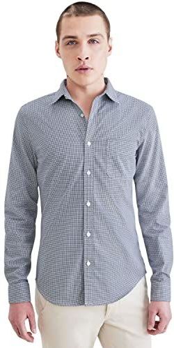 Dockers - Original SHIRT Slim - Herenhemd - Blauw - Manchester Navy Blazer