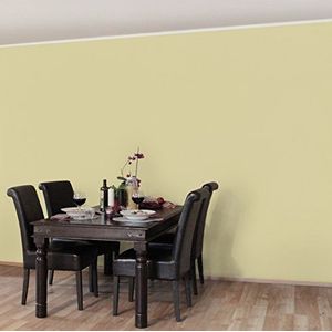 Apalis Vliesbehang Colour Crème Unibehang breed | Vlies behang wandbehang foto 3D fotobehang voor slaapkamer woonkamer keuken | beige, 94570