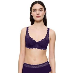 Triumph - Amourette Stretch - Balconette Bh - Royal Purple - Gewatteerd Met Beugel