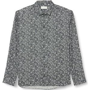 CASUAL FRIDAY Cfanton Ls AOP Flower Shirt voor heren, 194013/Dark Navy, 3XL