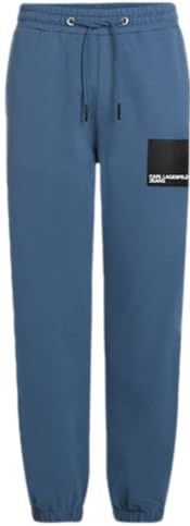 Karl Lagerfeld - Sweatpant - Blauw - Regular Fit - Box Logo