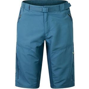 Endura Hummvee Baggy Shorts voor heren met voering, blauw staal, L