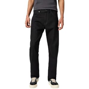Wrangler - Frontier Jeans - Zwart - Spijkerbroek - Relaxed Straight Fit