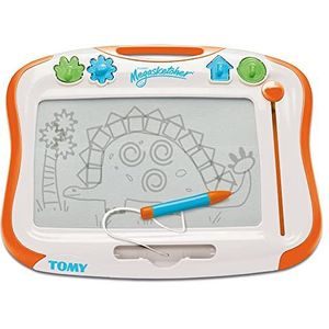 Tomy Megasketcher Magnetic Drawing Board, Large Writing Pad with Magic Eraser, Travel Games for Kids Aged 3 4 5 6 and Over, Measures 45 x 35 cm