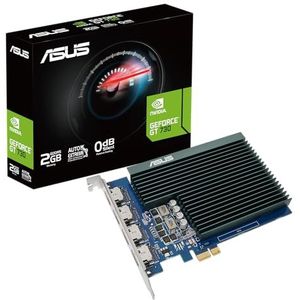 ASUSTEK - VIDEO CARDS 90YV0H20-M0NA00 GT730-4H-SL-2GD5//GT730 HDMI 2G GDDR5