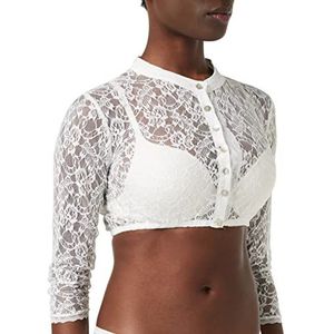 Stockerpoint Klederdrachtblouse voor dames, wit, 42